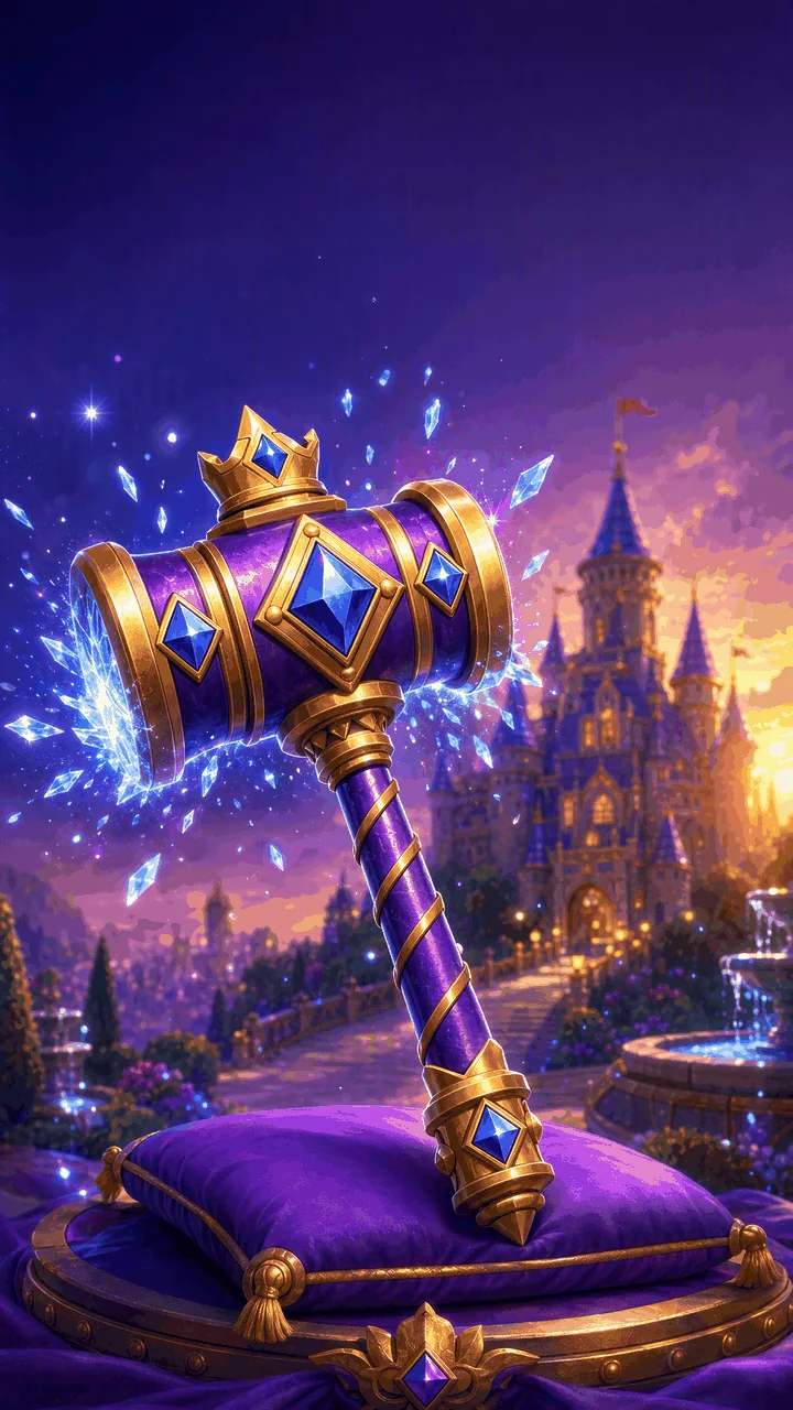 Tiles King Hammer booster artwork