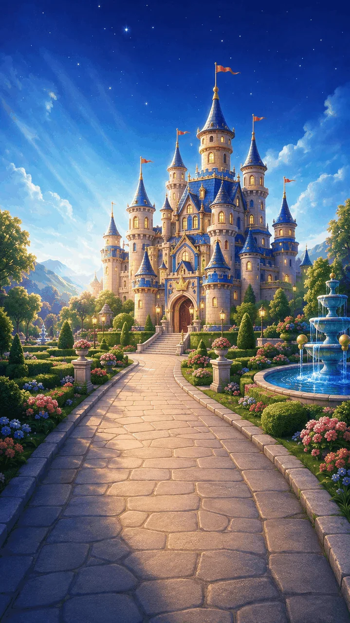 Purple crystal palace realm