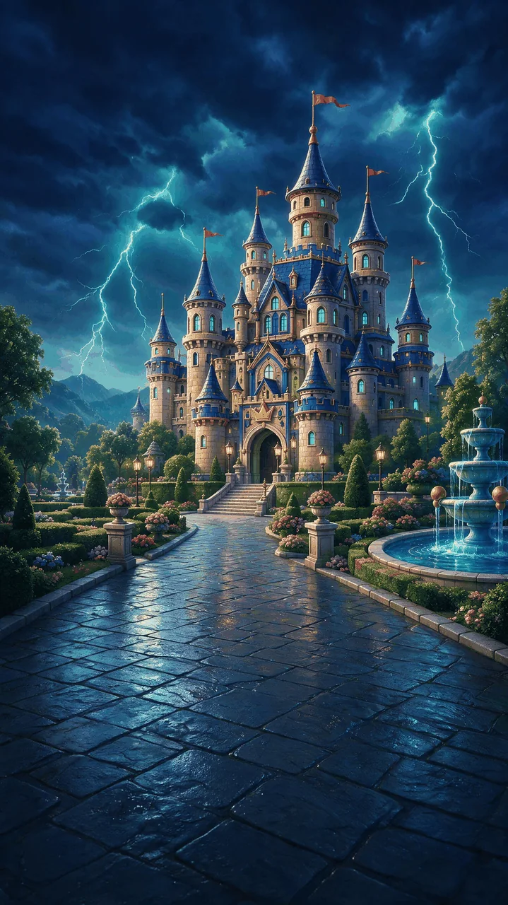 Stormy castle realm